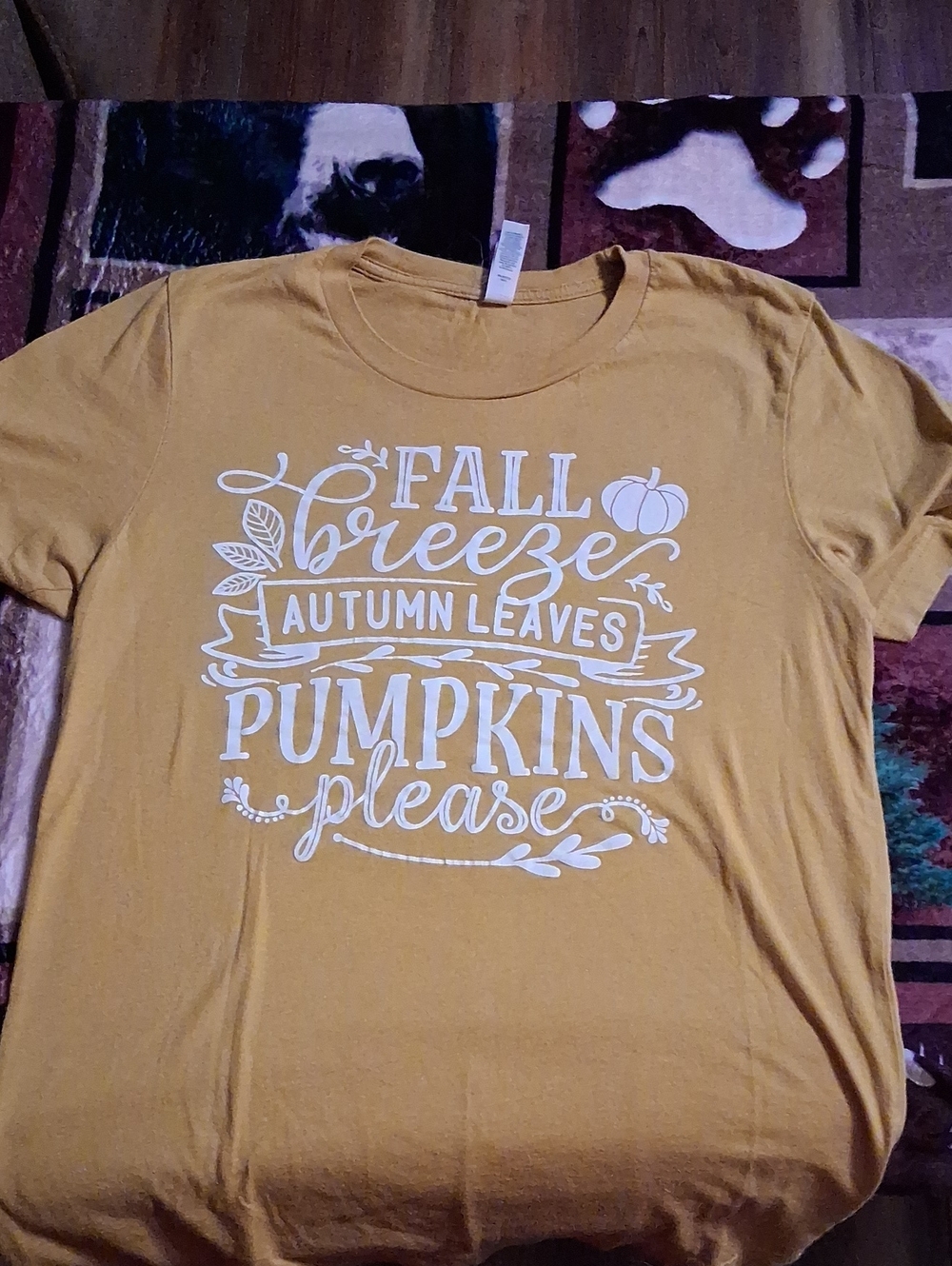 Bella Canvas Mustard Yellow Crew Neck Tee